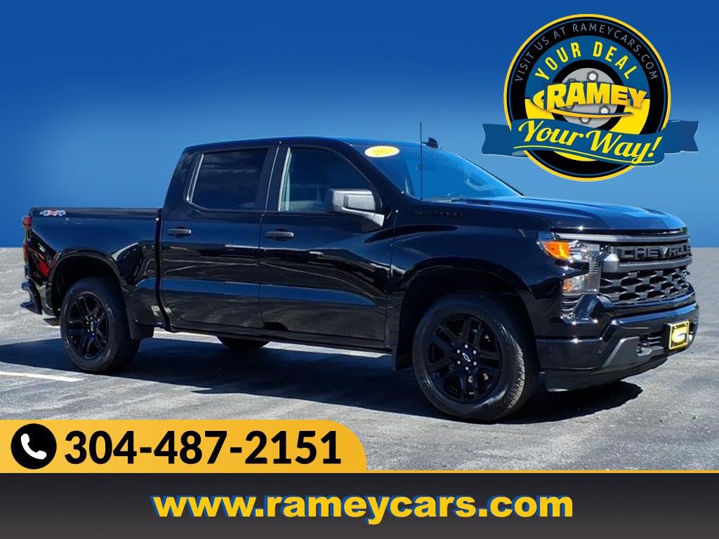Used 2025 Chevrolet Silverado 1500 Custom w/ LPO, Dark Essentials Package image 1