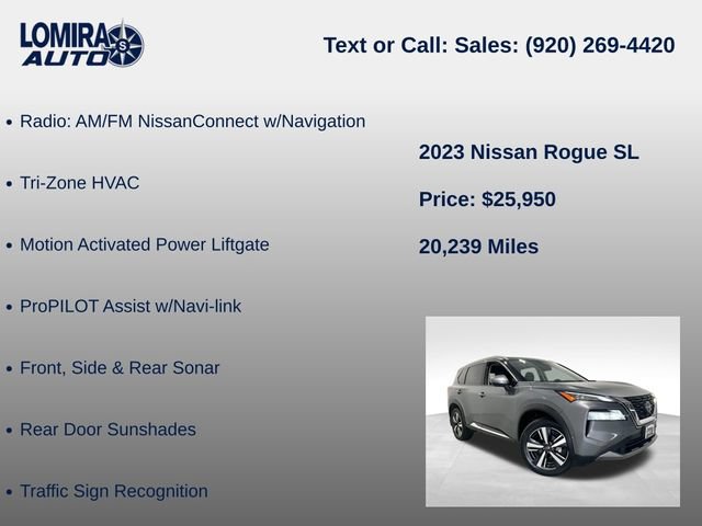 Used 2023 Nissan Rogue SL AWD/4WD image 27