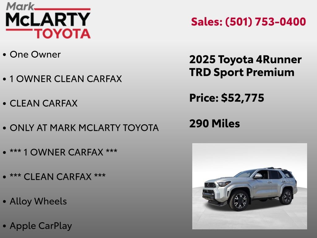 Certified 2025 Toyota 4Runner TRD Sport Premium RWD image 8