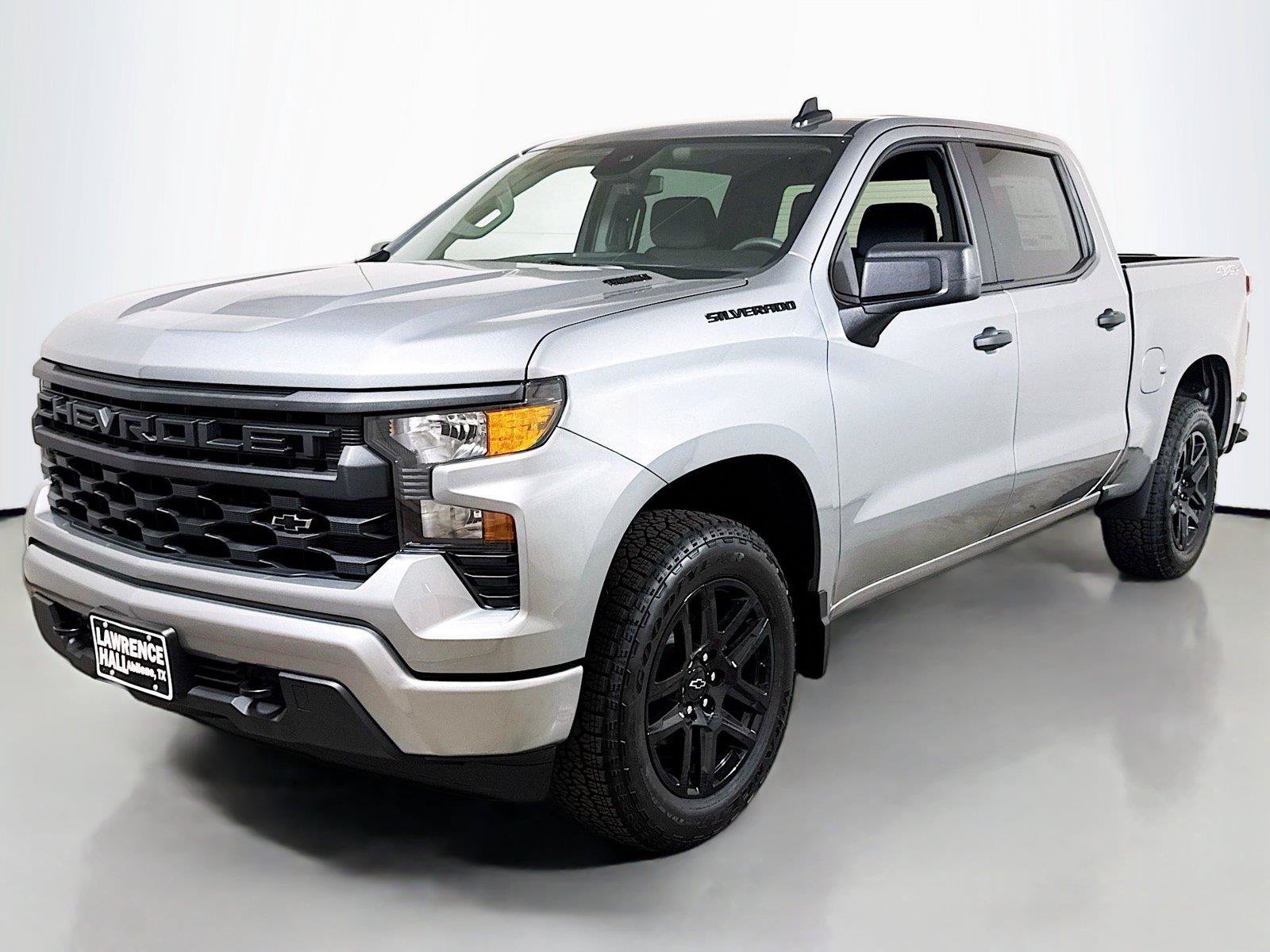 New 2026 Chevrolet Silverado 1500 Custom w/ Turbomax Blackout Package AWD/4WD image 1