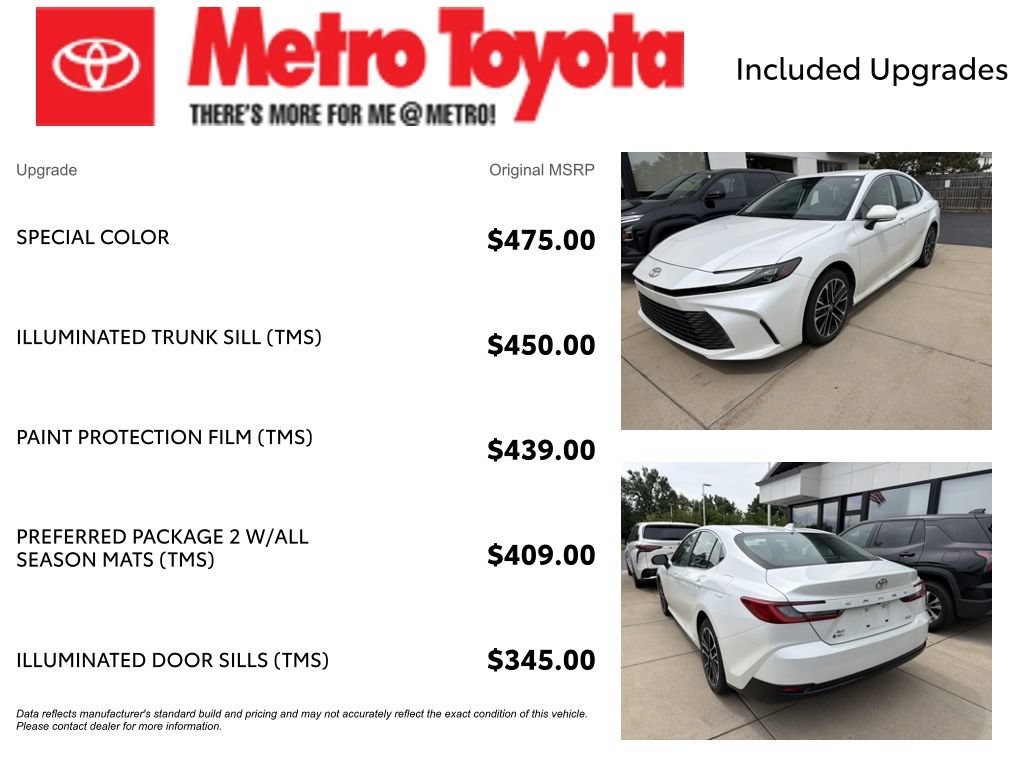 Certified 2025 Toyota Camry XLE AWD/4WD image 4