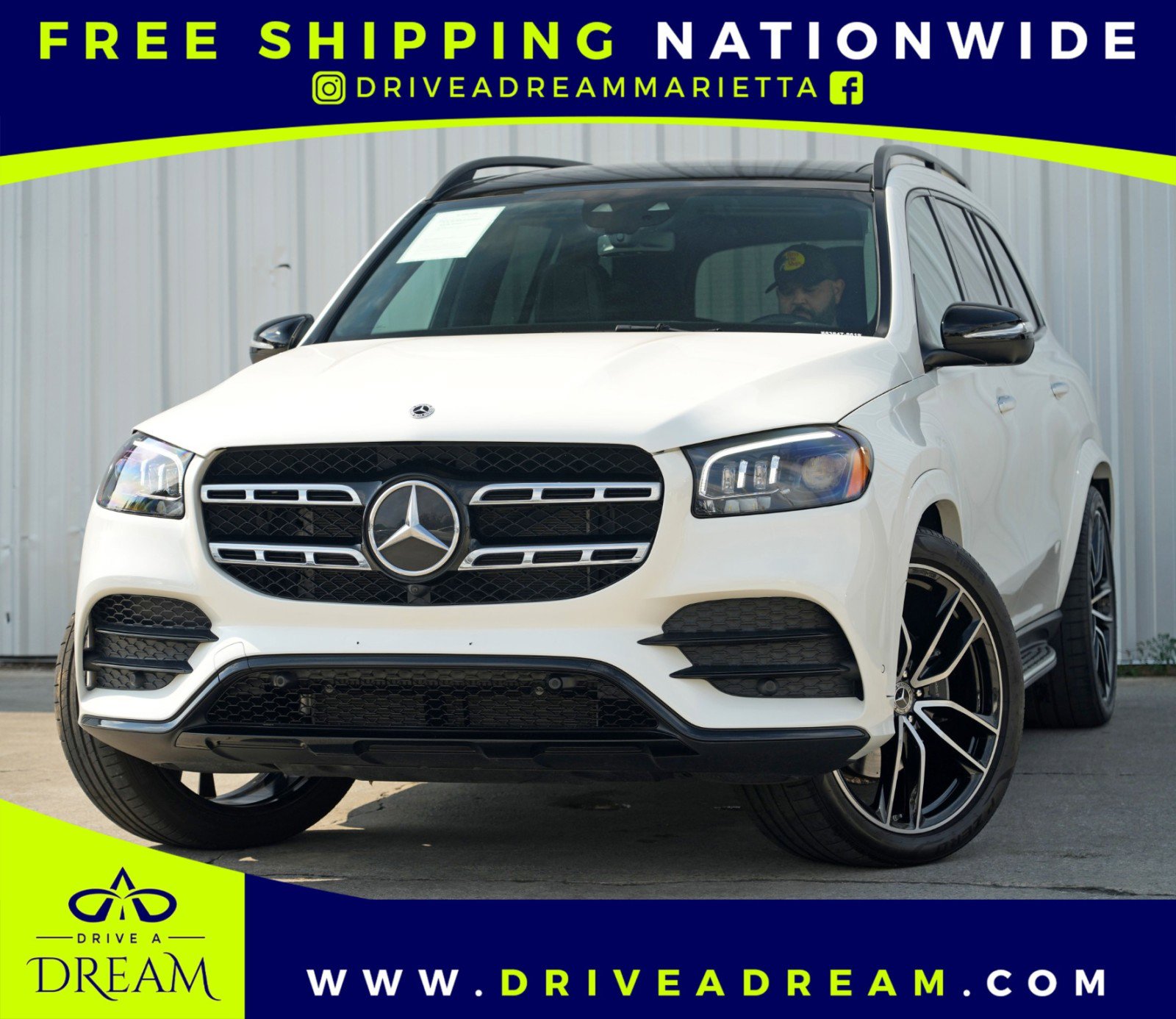 Used 2022 Mercedes-Benz GLS 450 4MATIC w/ AMG Line Exterior
