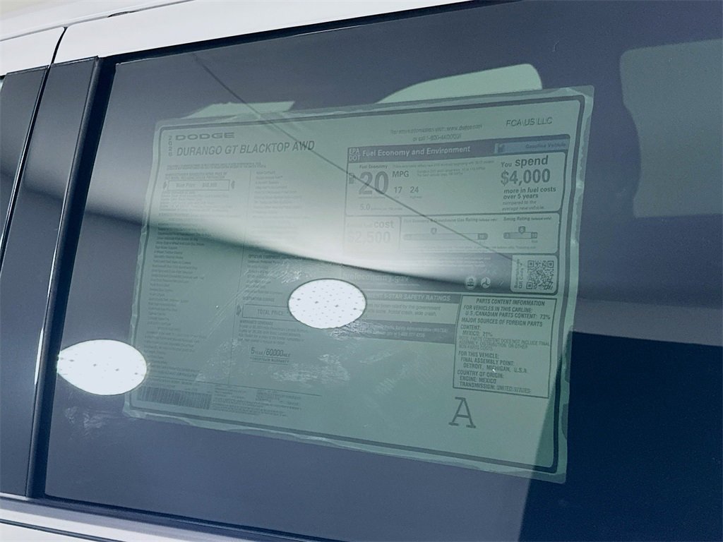 New 2026 Dodge Durango GT w/ Blacktop Package image 21