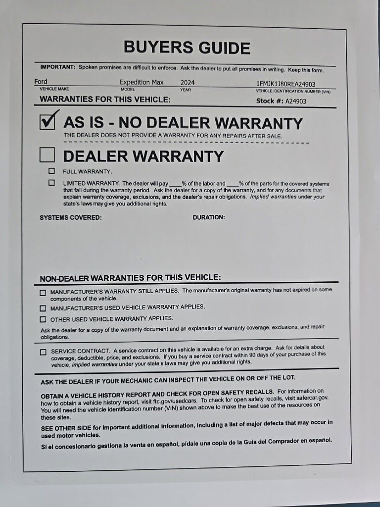 Used 2024 Ford Expedition Max XLT image 31