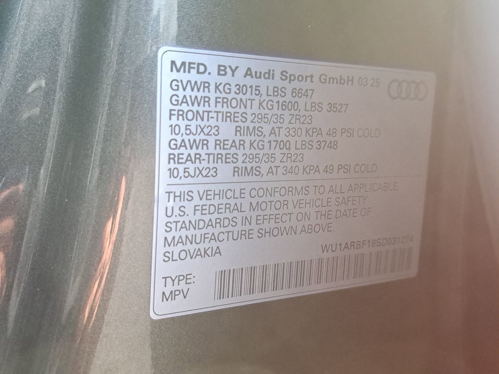 New 2025 Audi RS Q8 performance image 40