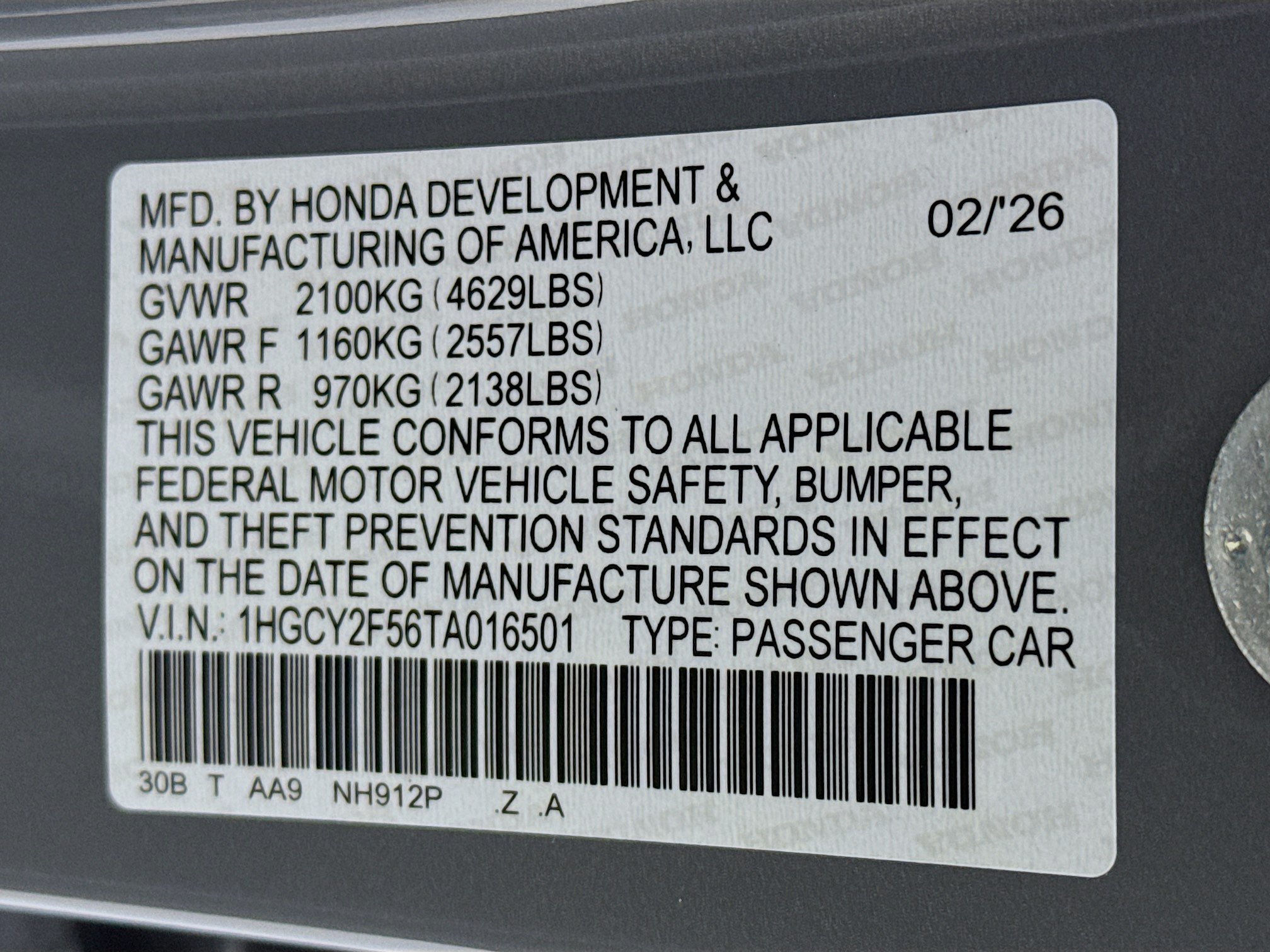 New 2026 Honda Accord Sport image 31