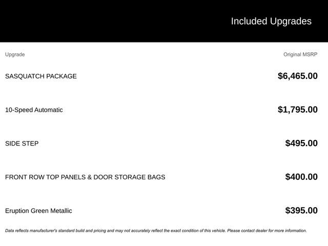 New 2025 Ford Bronco 2-Door w/ Sasquatch Package image 3