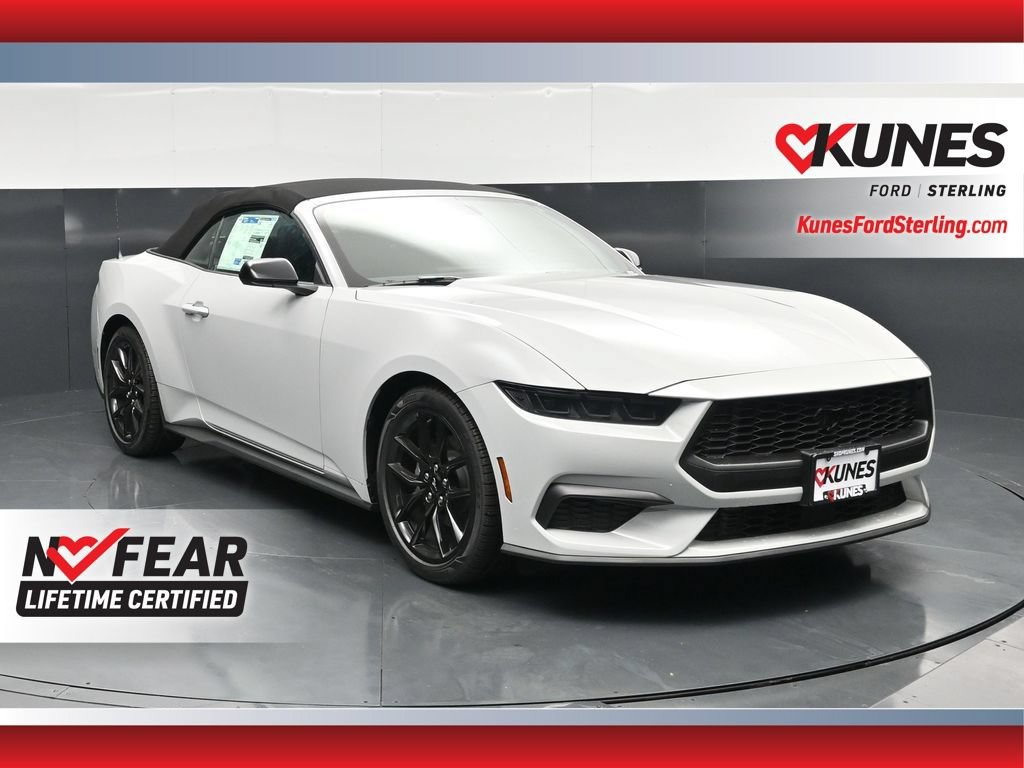 New 2026 Ford Mustang Convertible w/ Mustang Nite Pony Package RWD image 1