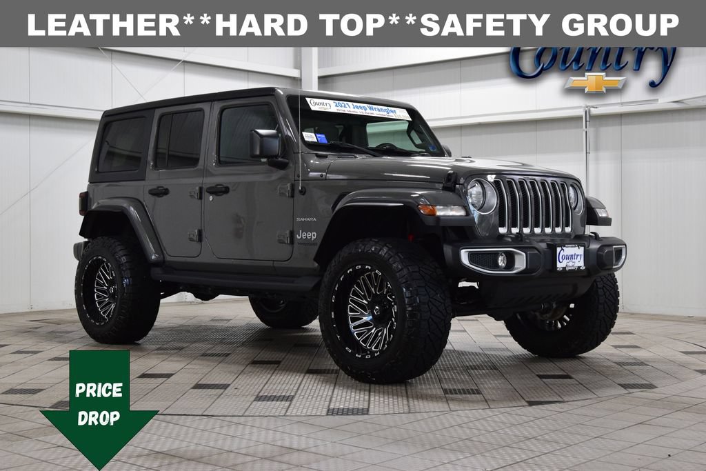 Used 2021 Jeep Wrangler Unlimited Sahara w/ Safety Group