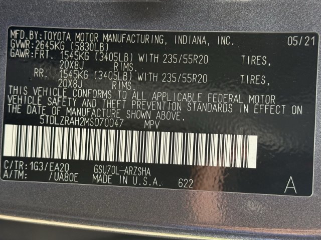 Used 2021 Toyota Highlander XSE FWD image 32