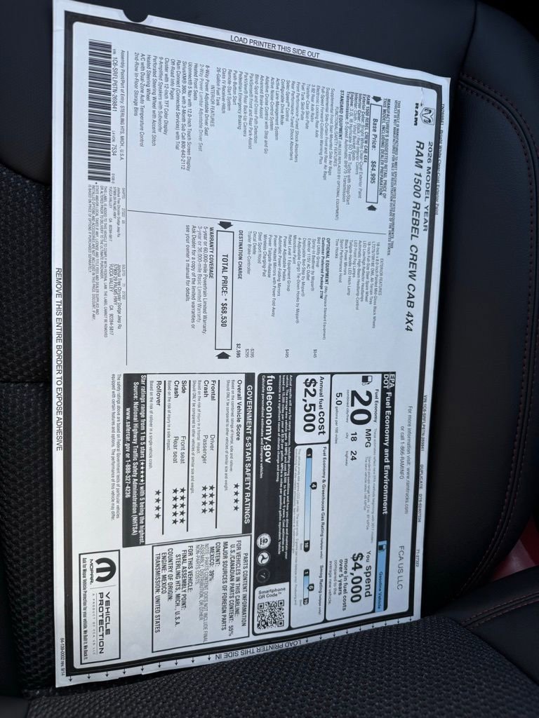 New 2026 RAM 1500 Rebel w/ Bed Utility Group image 30