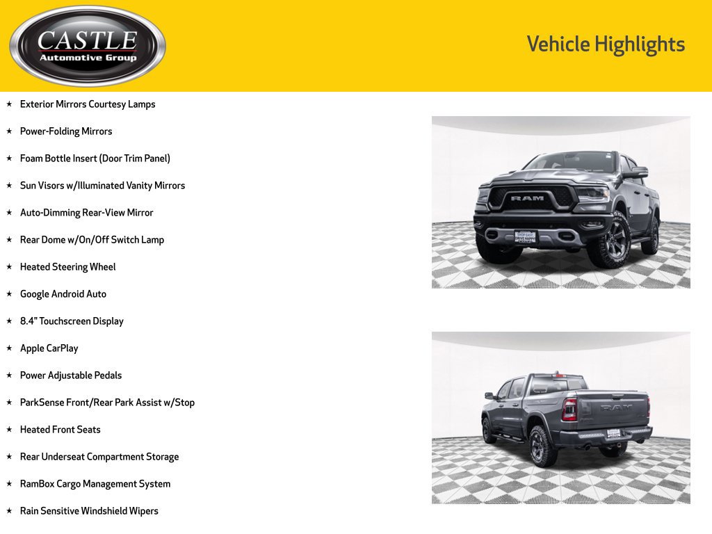 Used 2019 RAM 1500 Rebel w/ Rebel Level 2 Equipment Group AWD/4WD image 11