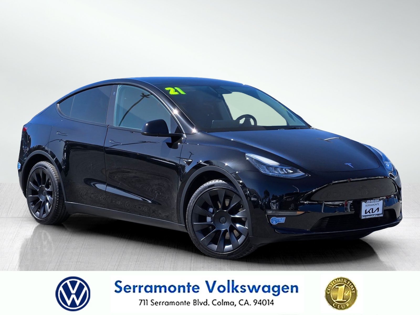 Used 2021 Tesla Model Y Long Range AWD/4WD image 1
