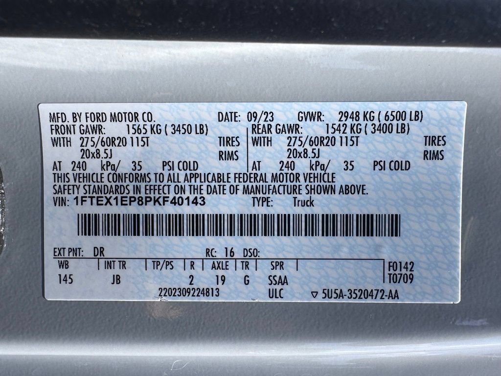 Used 2023 Ford F150 XL w/ STX Appearance Package AWD/4WD image 42