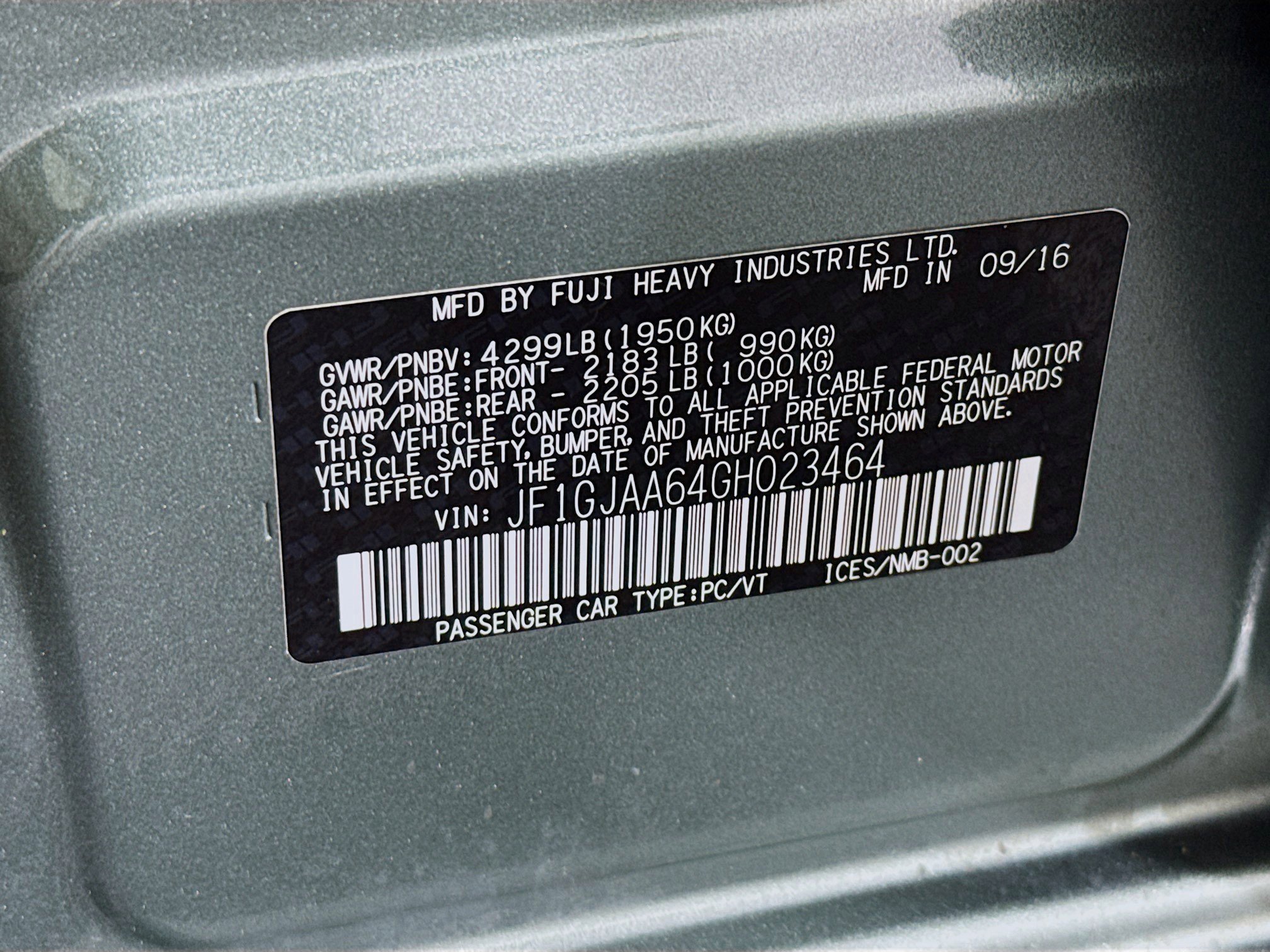 Used 2016 Subaru Impreza 2.0i image 38