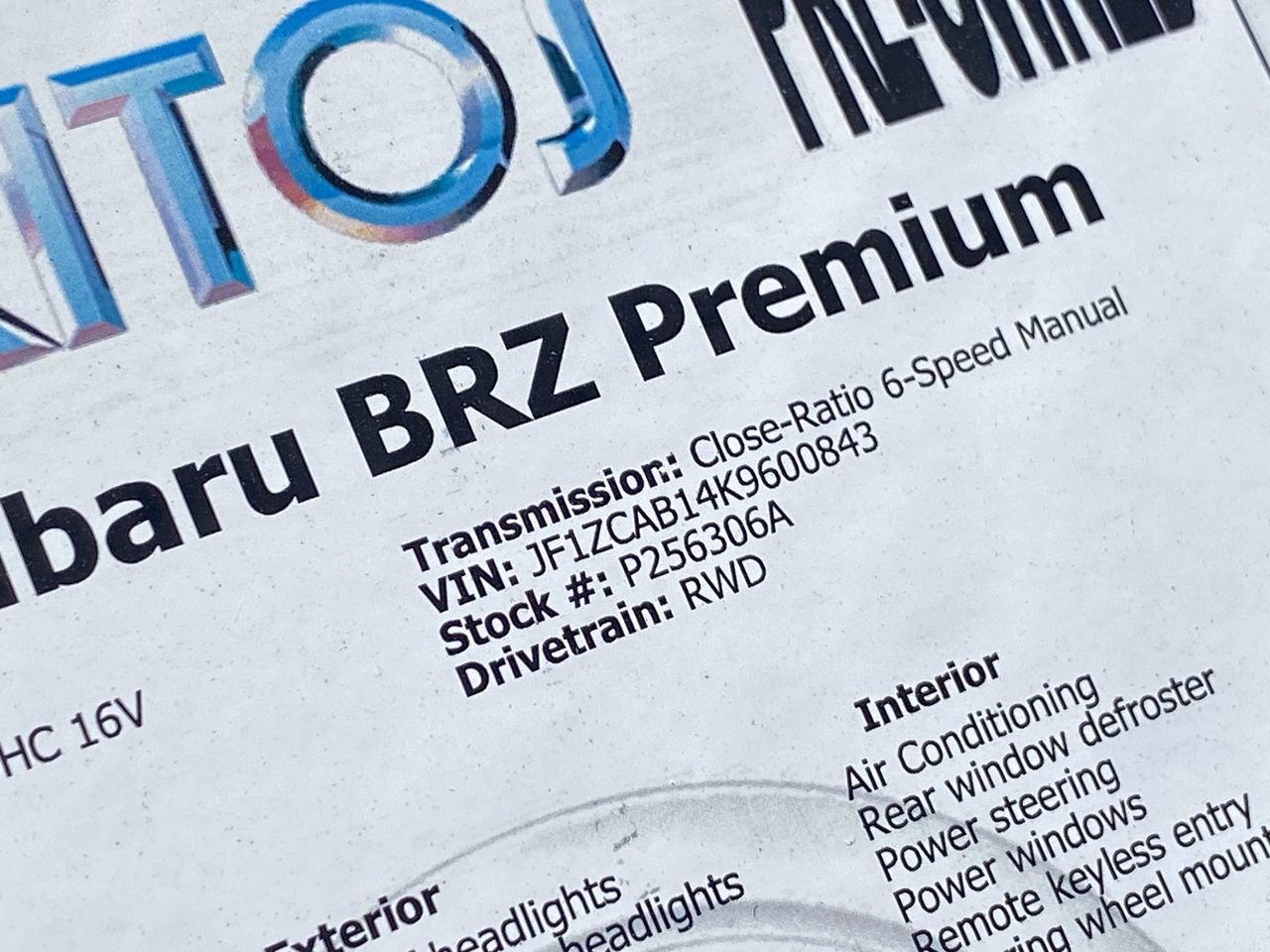 Used 2019 Subaru BRZ Premium RWD image 35