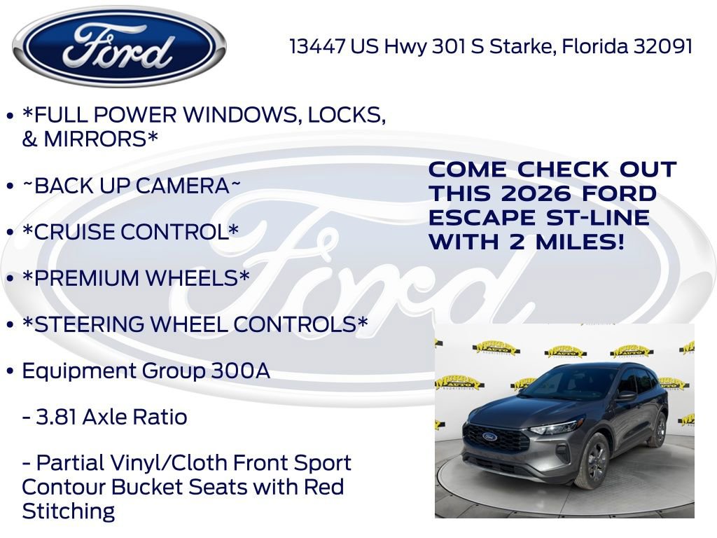 New 2026 Ford Escape ST-Line w/ Tech Pack #1 image 10