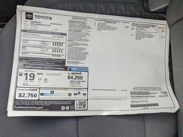 New 2025 Toyota Tundra SR5 image 17