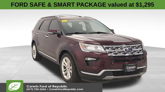 Used 2018 Ford Explorer Limited w/ Ford Safe & Smart Package