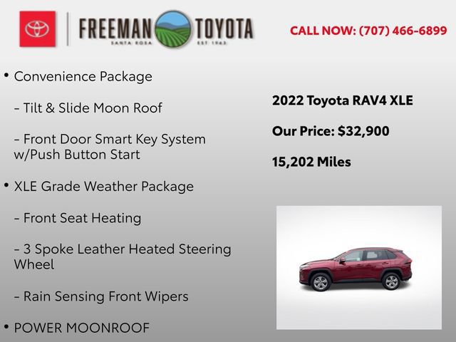 Used 2022 Toyota RAV4 XLE w/ Convenience Package FWD image 5