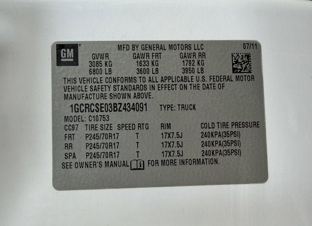 Used 2011 Chevrolet Silverado 1500 LT w/ All-Star Edition RWD image 12