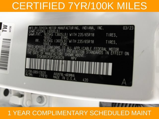 Used 2023 Toyota Highlander XLE AWD/4WD image 30