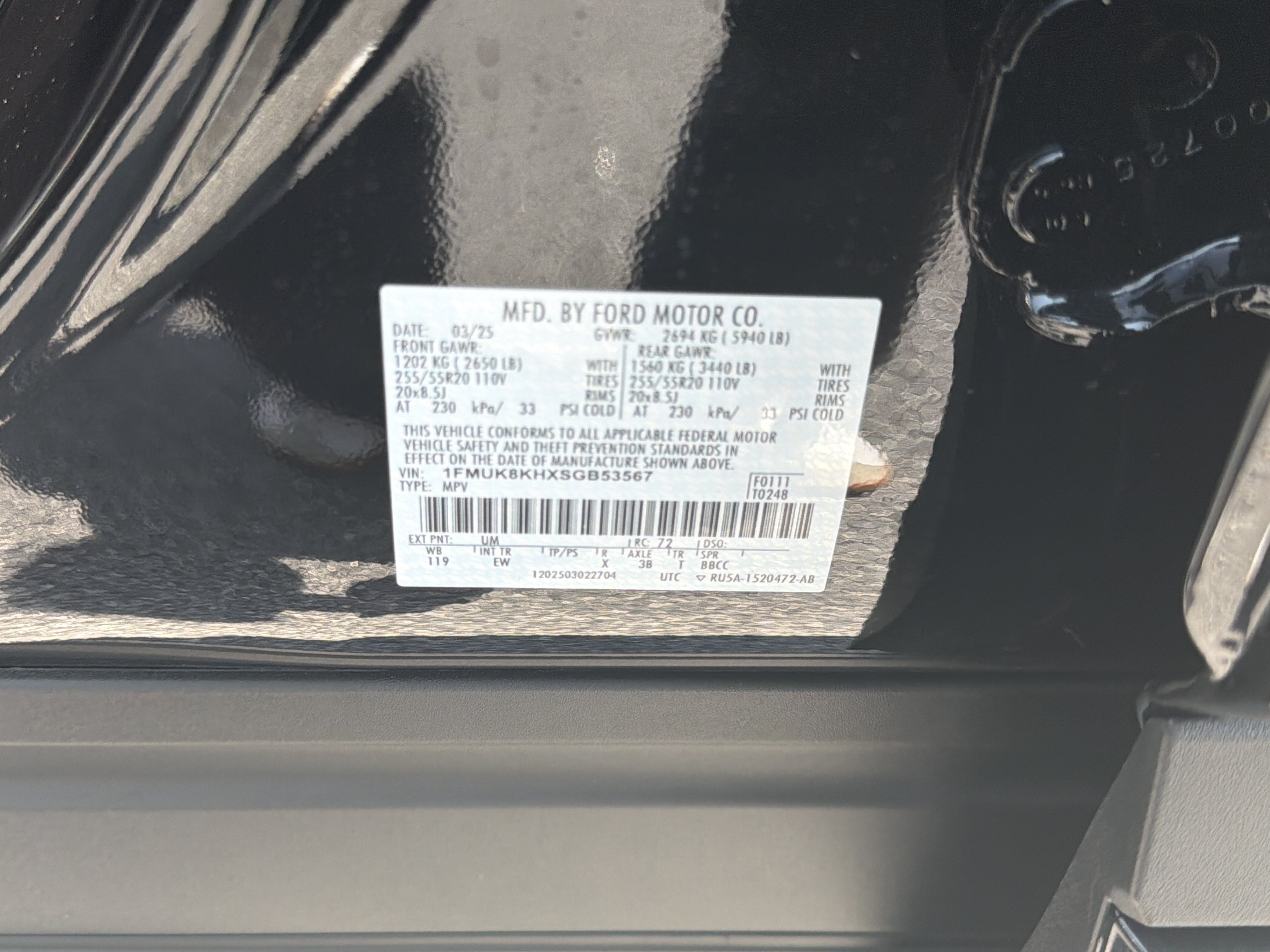Used 2025 Ford Explorer ST-Line AWD/4WD image 39