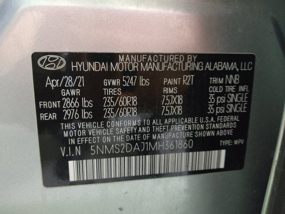 Used 2021 Hyundai Santa Fe SEL AWD/4WD image 33