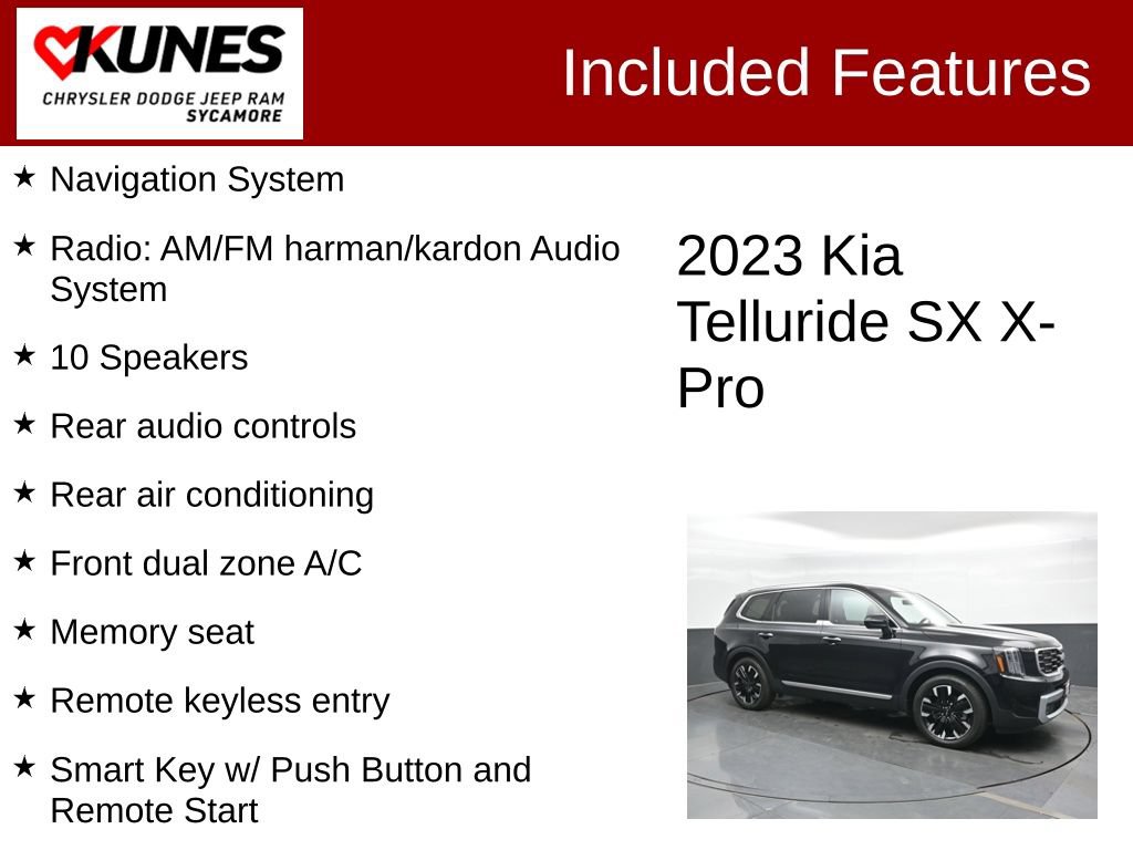 Used 2023 Kia Telluride SX X-Pro AWD/4WD image 3
