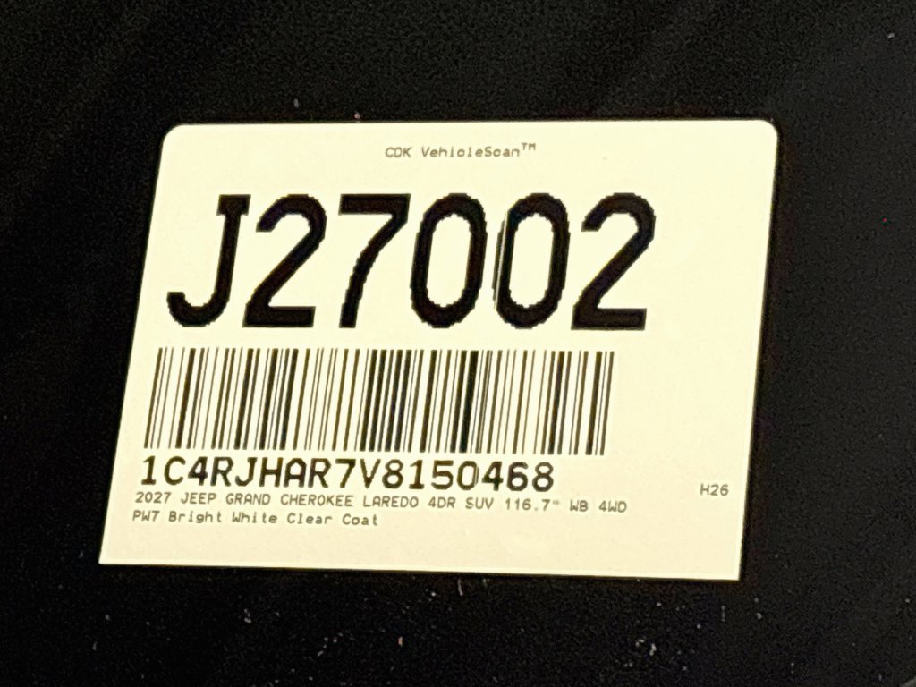 New 2027 Jeep Grand Cherokee Altitude AWD/4WD image 25