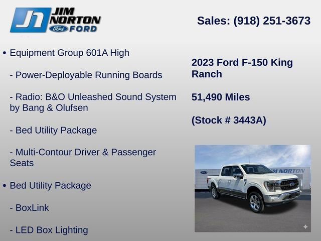 Used 2023 Ford F150 King Ranch w/ Equipment Group 601A High AWD/4WD image 11