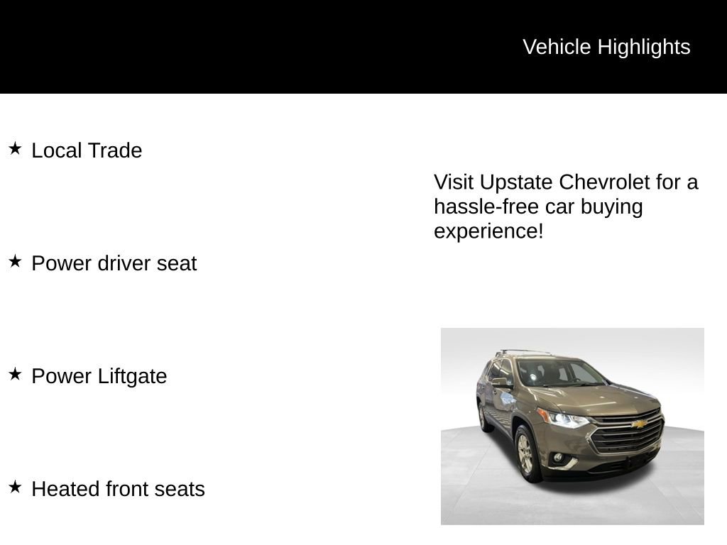 Used 2019 Chevrolet Traverse LT w/ LPO, Floor Liner Package image 9