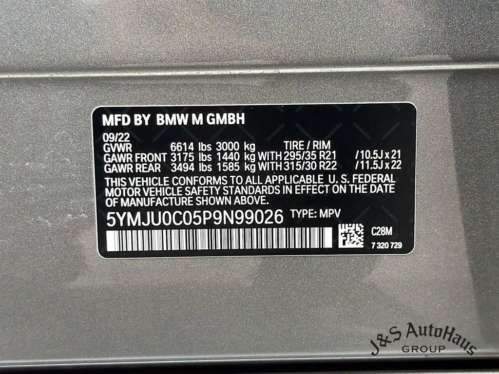 Used 2023 BMW X5 M w/ Competition Package AWD/4WD image 39