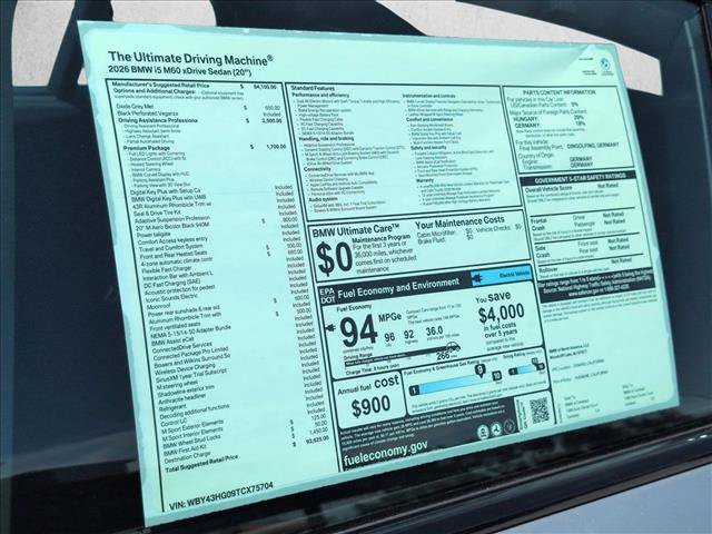New 2026 BMW i5 AWD/4WD image 17