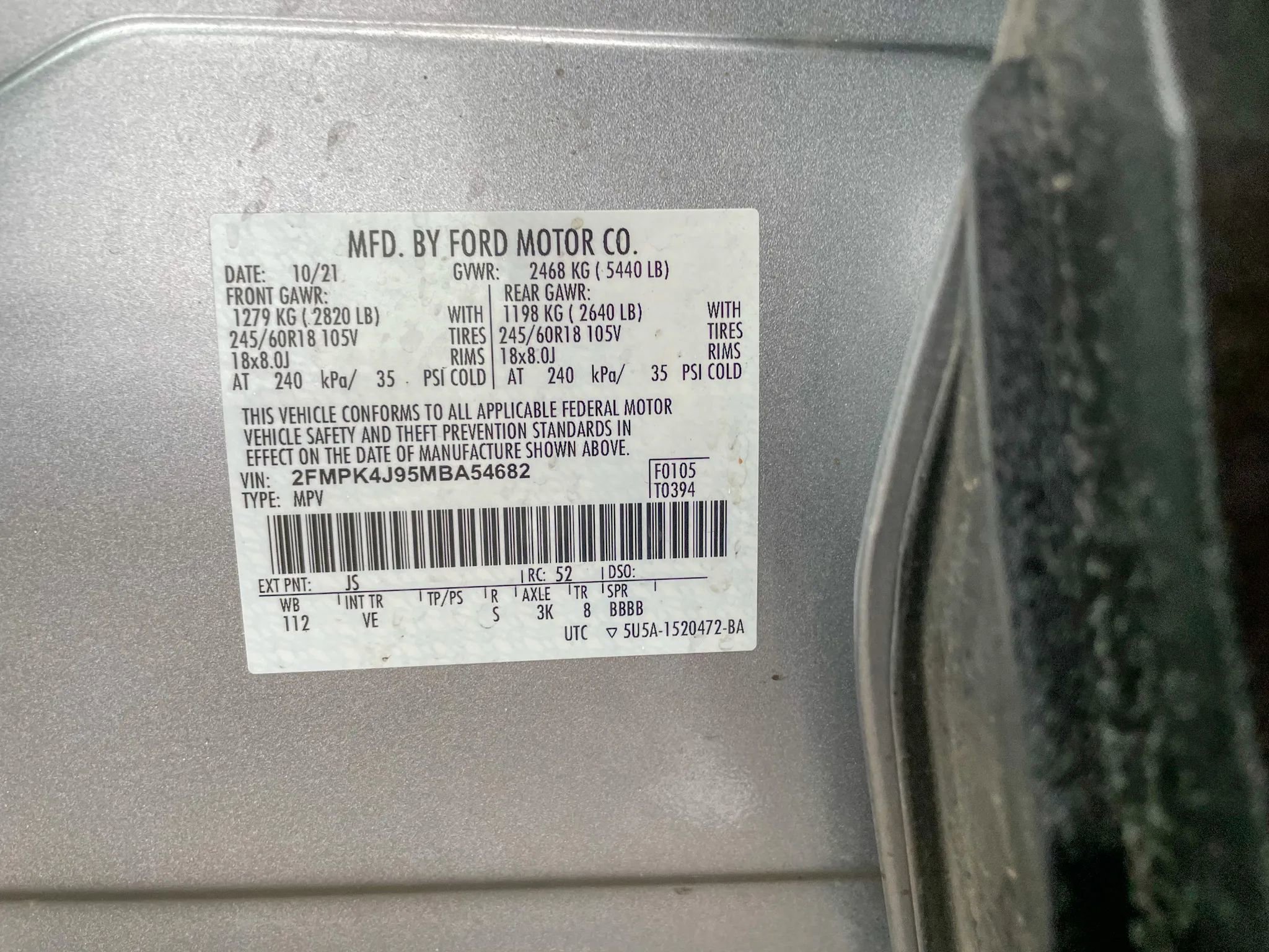 Used 2021 Ford Edge SEL w/ Cargo Accessory Package image 44