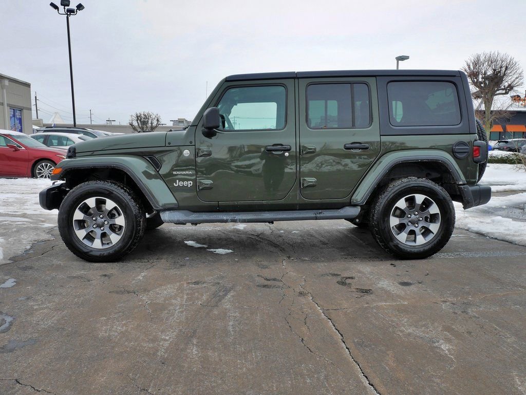 Used 2021 Jeep Wrangler Unlimited Sahara w/ Uconnect 4C Nav & Sound Group image 4