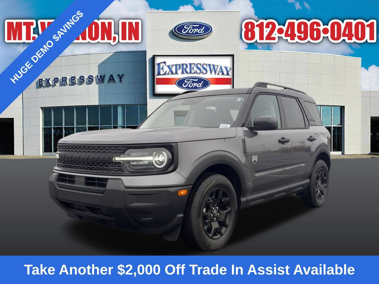 New 2025 Ford Bronco Sport Big Bend w/ Black Appearance Package