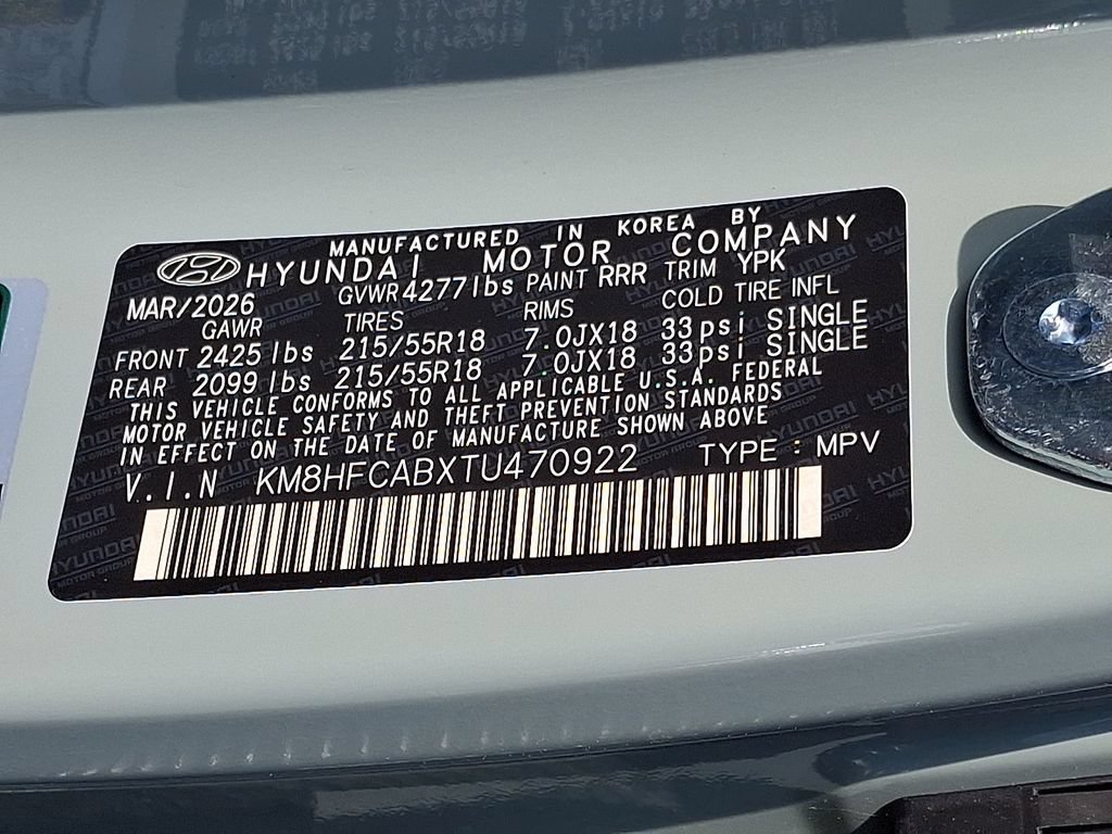 New 2026 Hyundai Kona SEL Sport AWD/4WD image 14