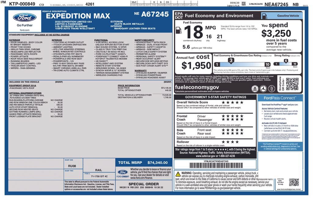 Certified 2022 Ford Expedition Max Limited AWD/4WD video 2