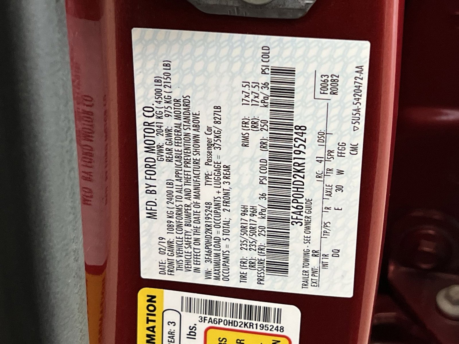 Used 2019 Ford Fusion SE image 32