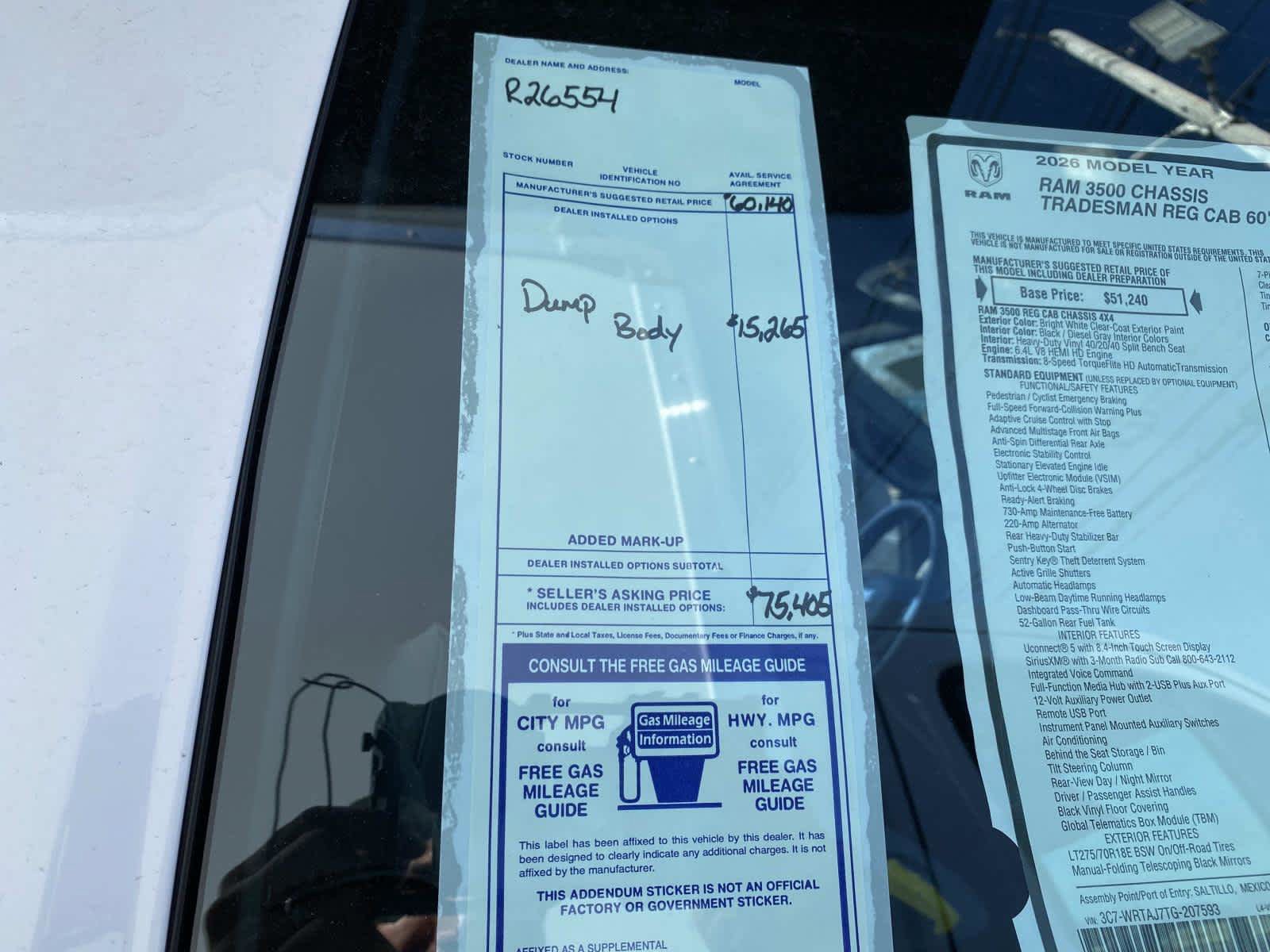 New 2026 RAM 3500 Tradesman AWD/4WD image 16