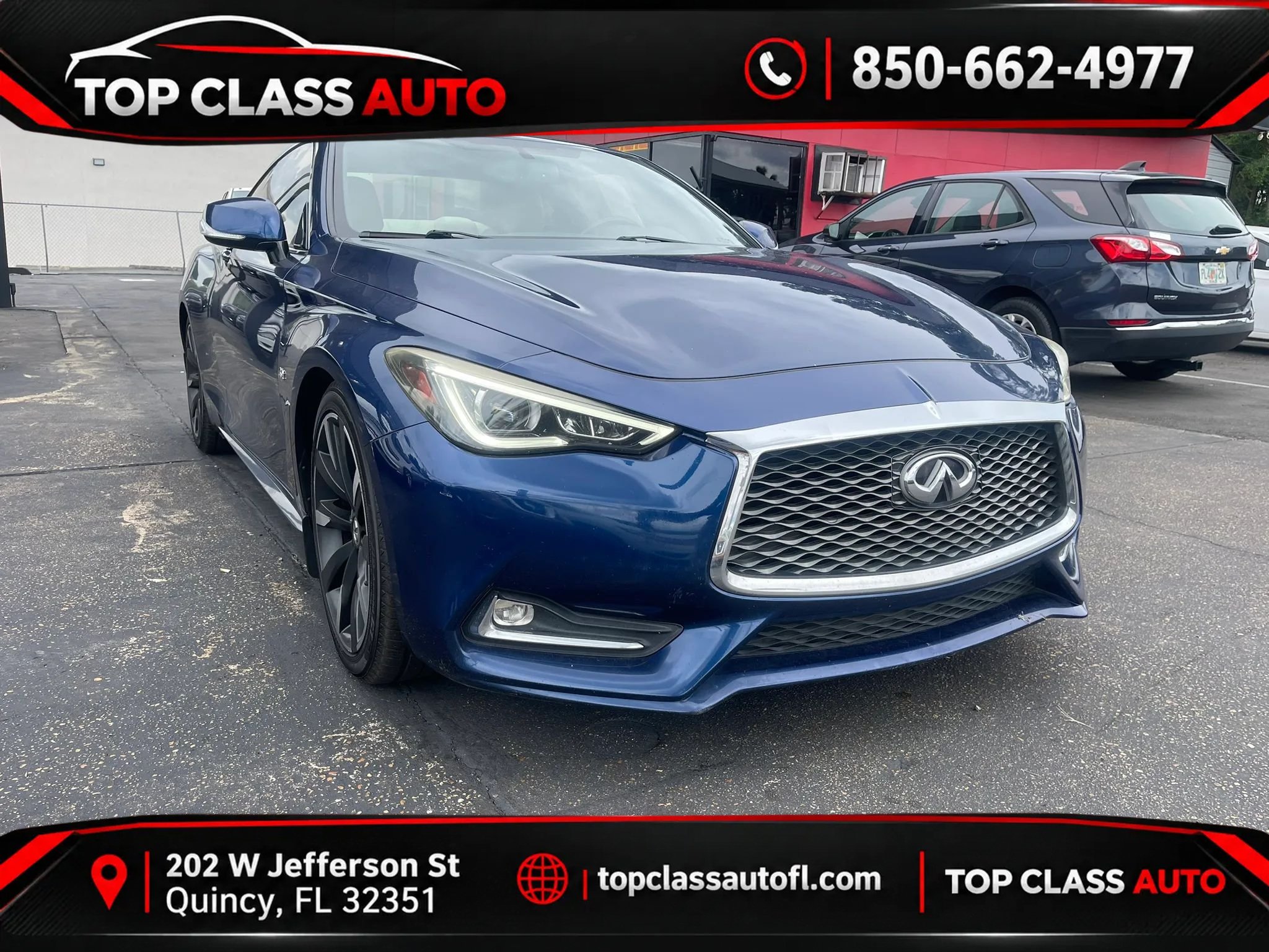 Used 2017 INFINITI Q60 3.0t w/ Premium Plus Package 3.0T RWD image 3