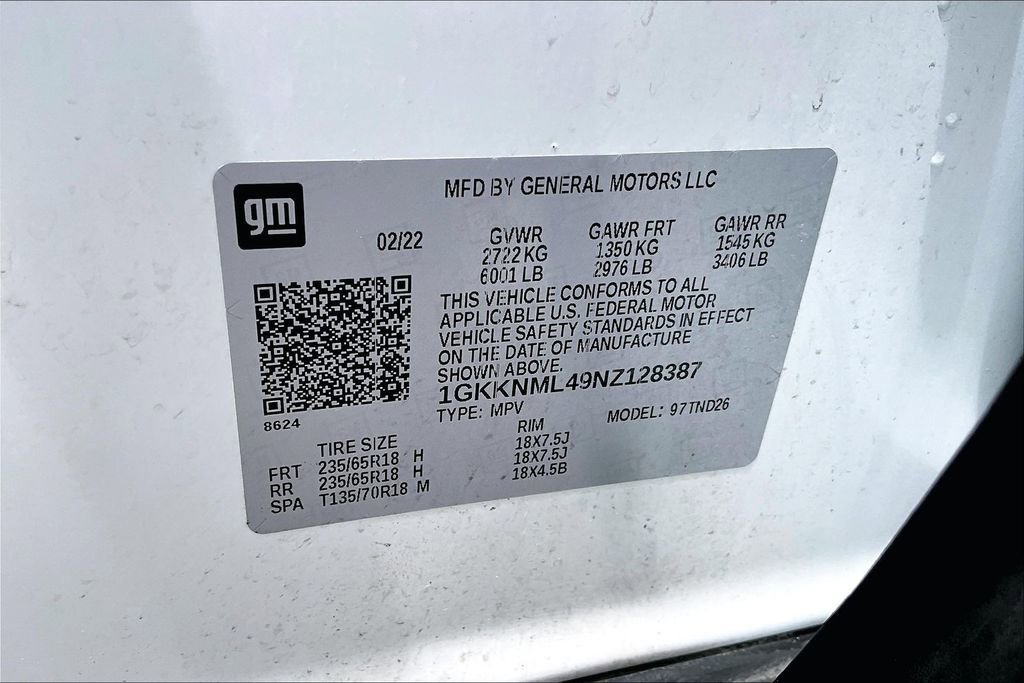 Used 2022 GMC Acadia SLT w/ Technology Package FWD image 44