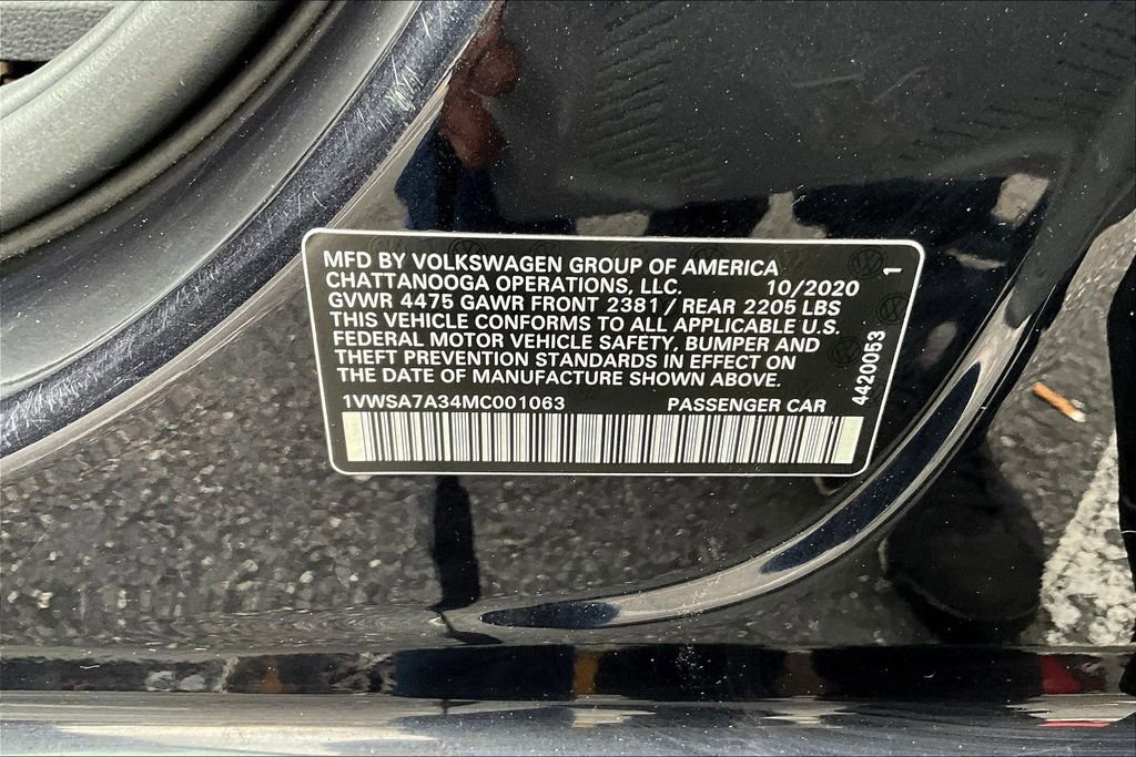 Used 2021 Volkswagen Passat 2.0T SE image 19