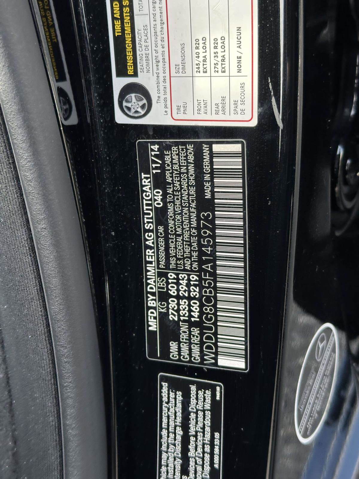 Used 2015 Mercedes-Benz S 550 S 550 image 15