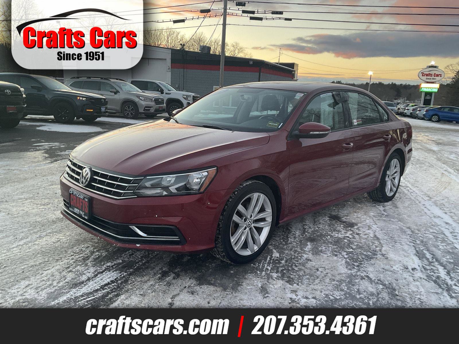 Used 2019 Volkswagen Passat 2.0T Wolfsburg w/ Wheels & Sunroof Package