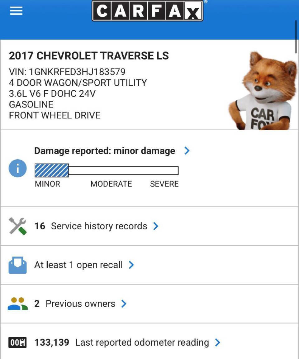 Used 2017 Chevrolet Traverse LS FWD image 14