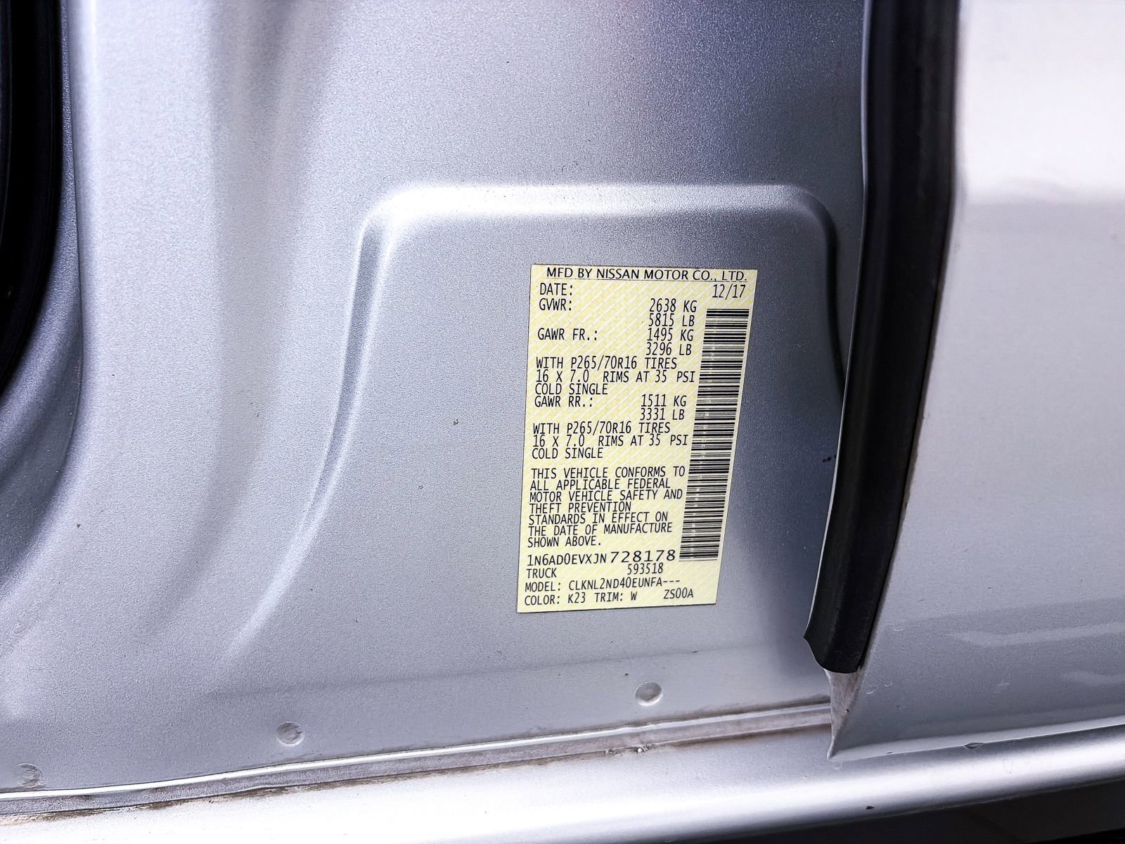 Used 2018 Nissan Frontier SV w/ Value Truck Package image 35