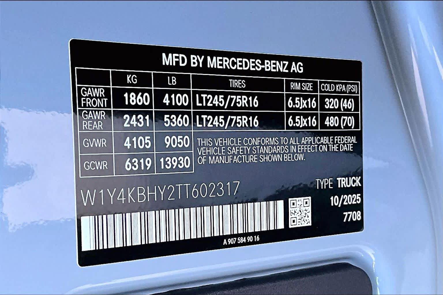 New 2026 Mercedes-Benz Sprinter 2500 image 21