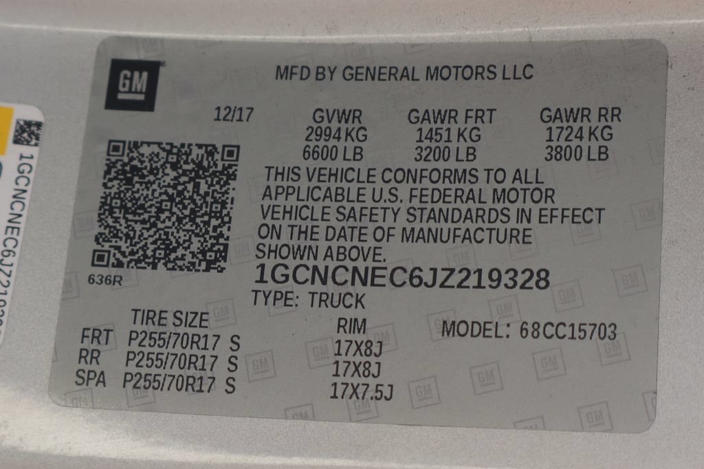 Used 2018 Chevrolet Silverado 1500 W/T w/ WT Convenience Package RWD image 46